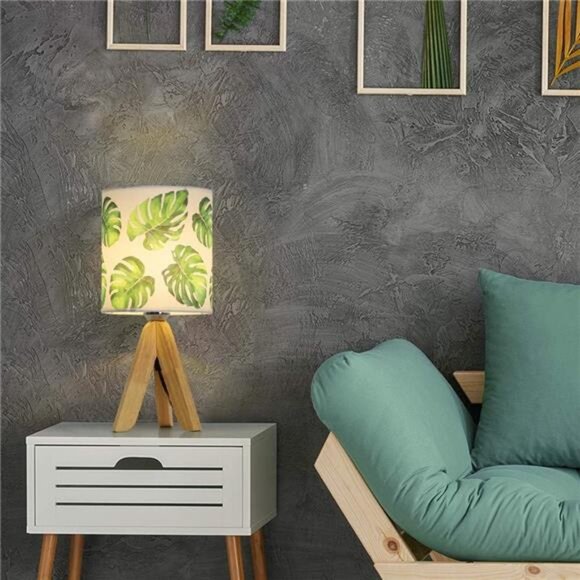 Small Table Lamp - Tripod Nightstand Lamp, Modern Bedside Desk Lamp - Picture 5 of 8